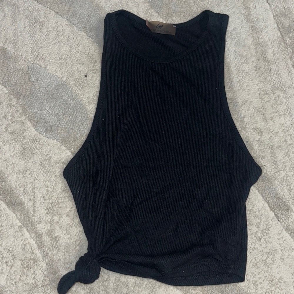 Naked Wardrobe Lori Harvey tie up top